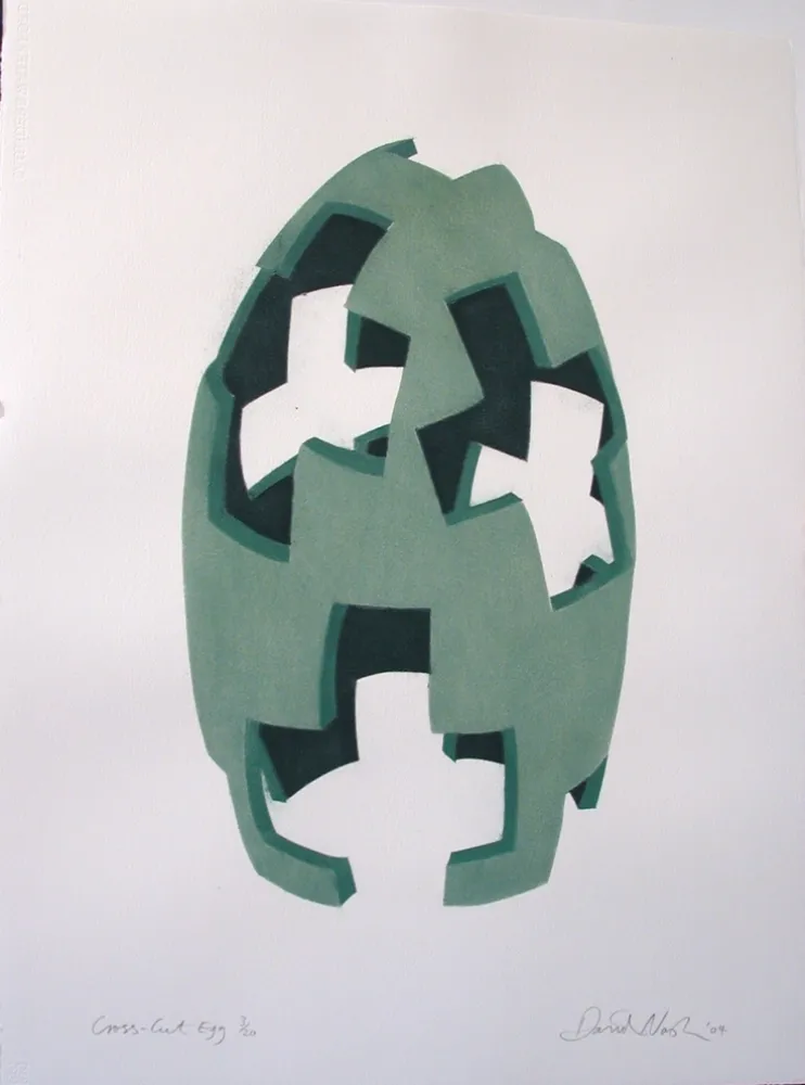 Estêncil Nash - Cross cut egg