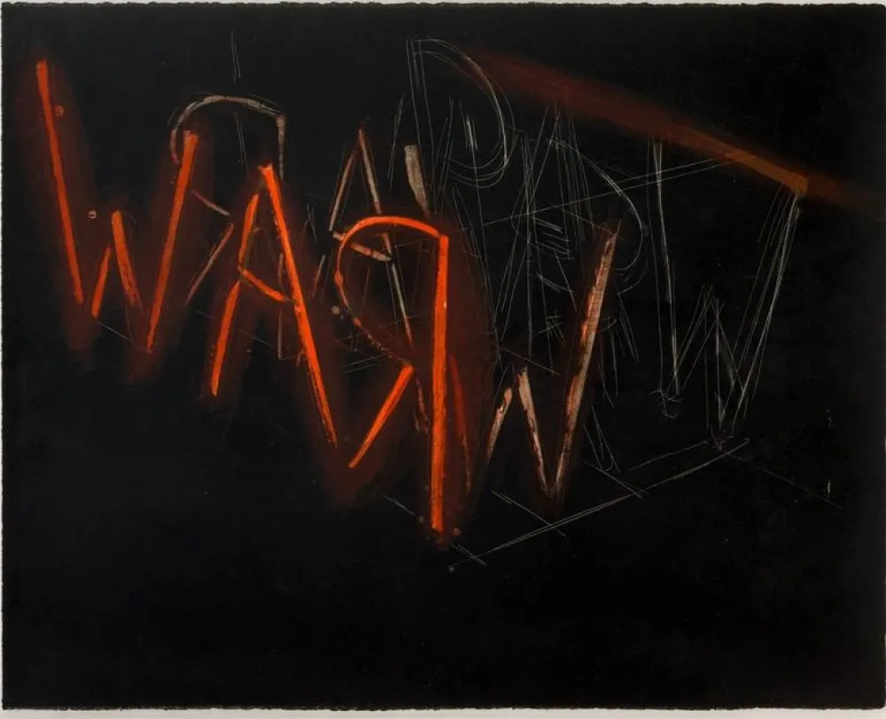 Litografia Nauman - Raw War