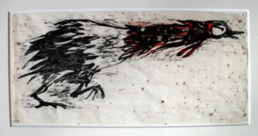 Xilogravura Nauman - Rooster