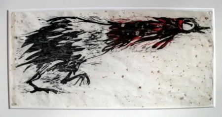 Xilogravura Nauman - Rooster