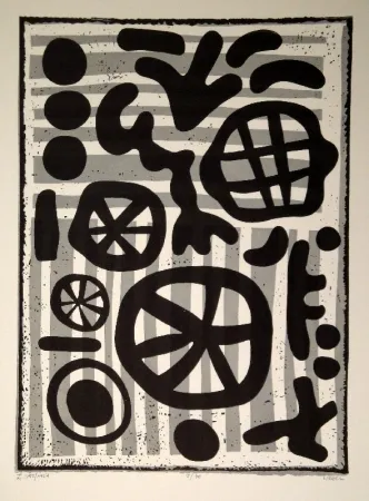 Linogravura Nebel - Werknummer 595/1964