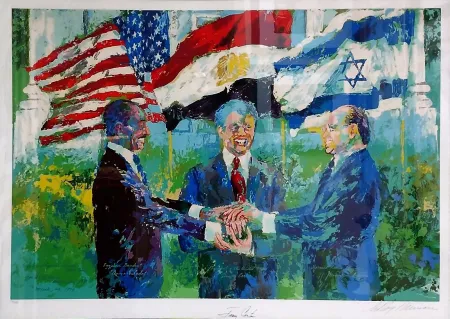 Serigrafia Neiman - WHITE HOUSE SIGNING OF EGYPTIAN ISRAELI PEACE TREATY