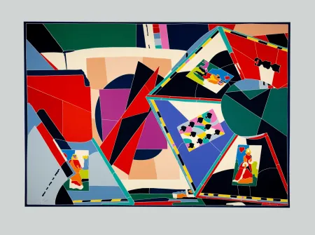 Serigrafia Nespolo - Composizione