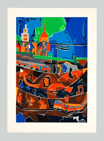 Serigrafia Nespolo - Metropolitana di Torino