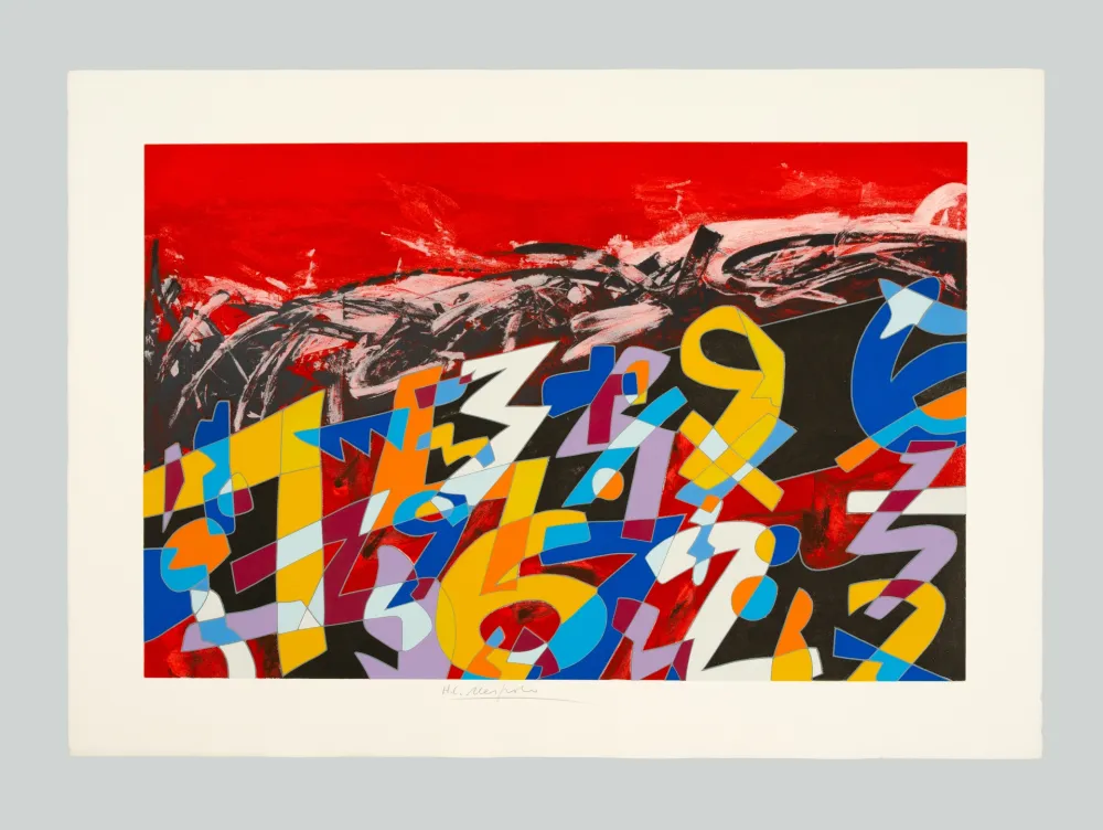 Serigrafia Nespolo - Numeri