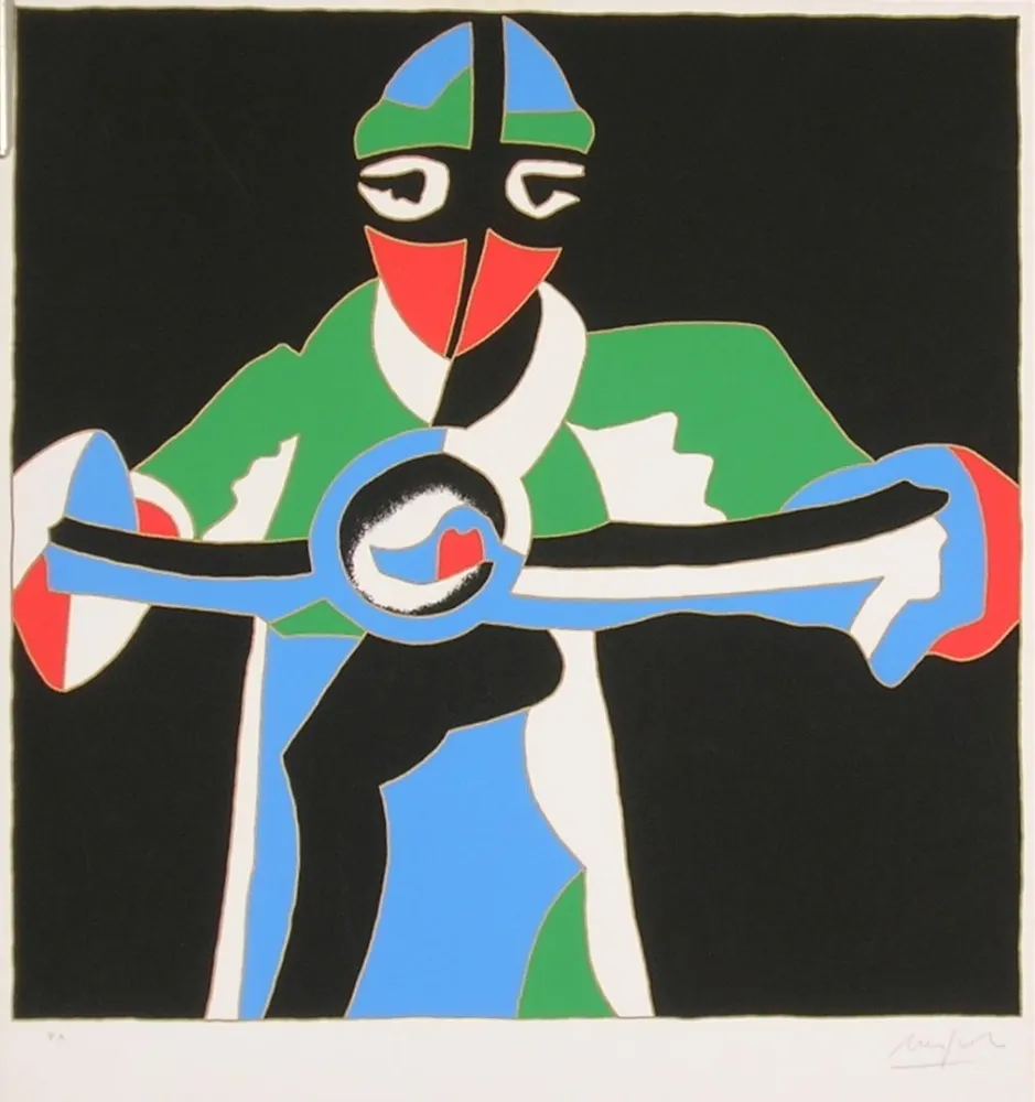 Litografia Nespolo - SENZA TITOLO