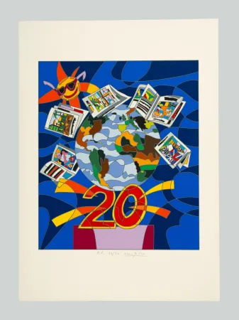 Serigrafia Nespolo - Venti