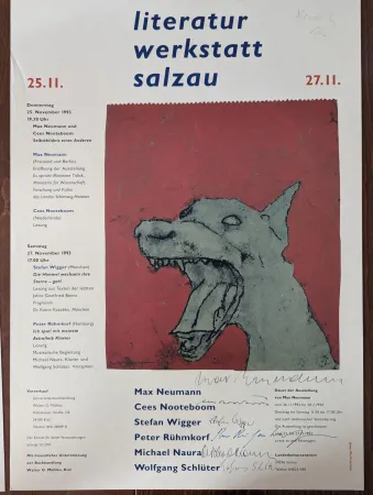 Cartaz Neumann - Literatur Werkstatt Salzau