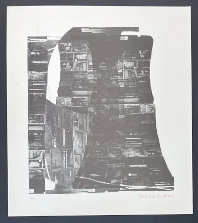Serigrafia Nevelson - Louise Nevelson (1899-1988) - Night Reflections - Screen printing on paper - 1968