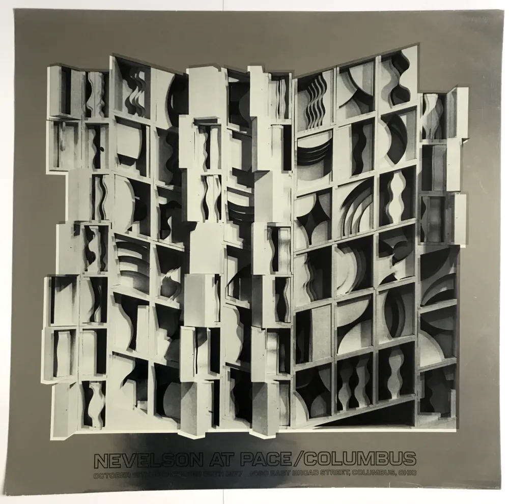 Cartaz Nevelson - Pace / Colombus (silver)