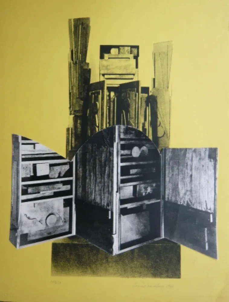 Serigrafia Nevelson - Sans titre