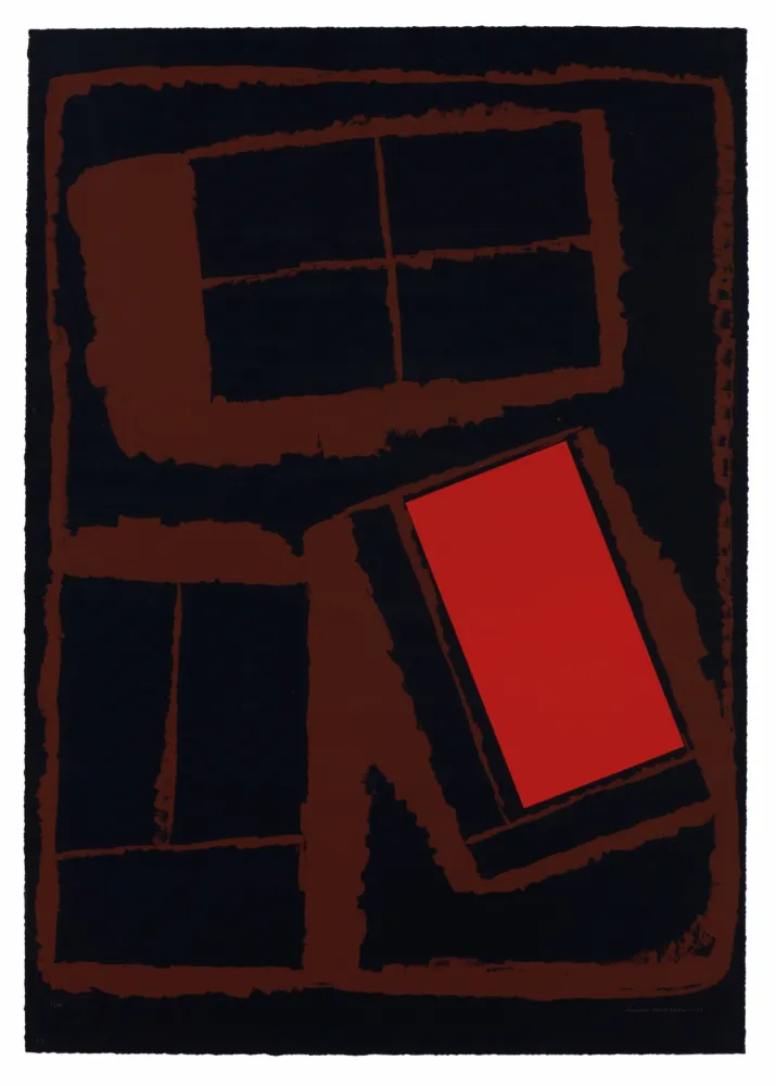 Serigrafia Nevelson - Untitled