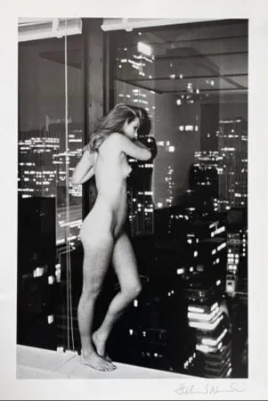 Fotografia Newton - Patti Hansen over Manhattan 1977