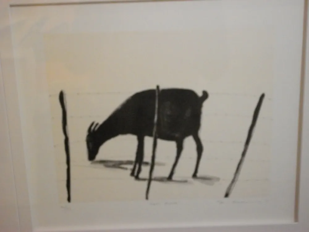 Litografia Nhlengethwa - Left Alone