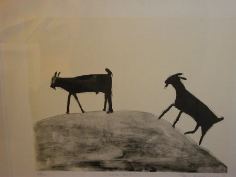 Litografia Nhlengethwa - Lets Go I