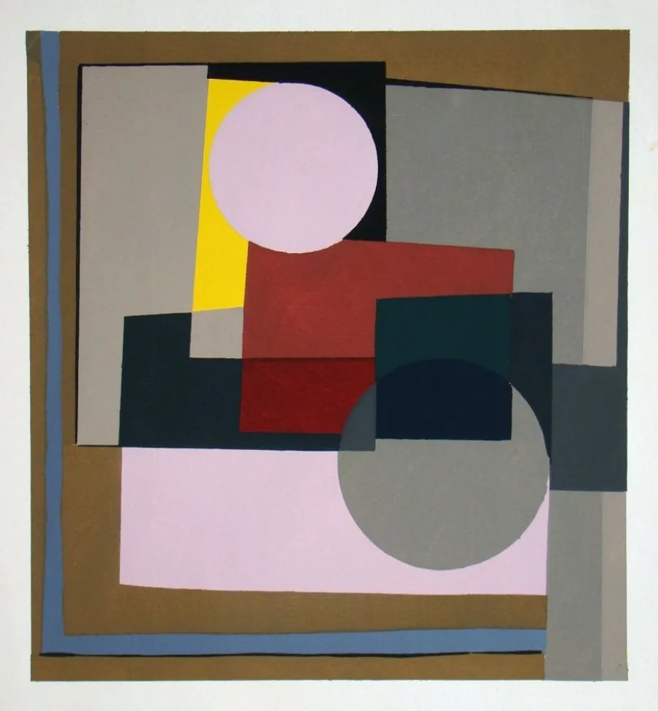 Estêncil Nicholson - Peinture - 1945