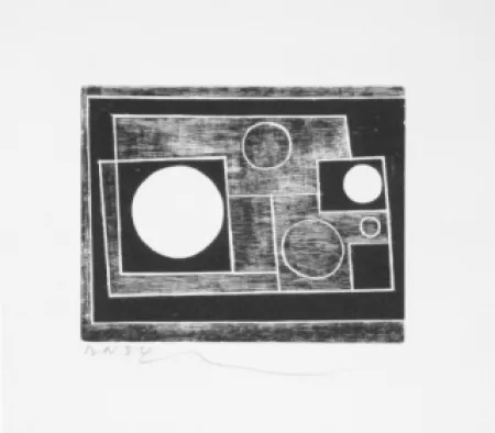 Xilogravura Nicholson - Sans titre