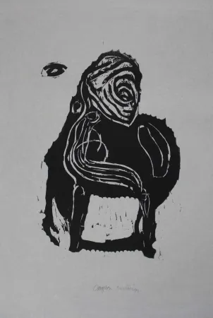 Xilogravura Nicolai - Im Inneren frisst das Helle das Dunkle I