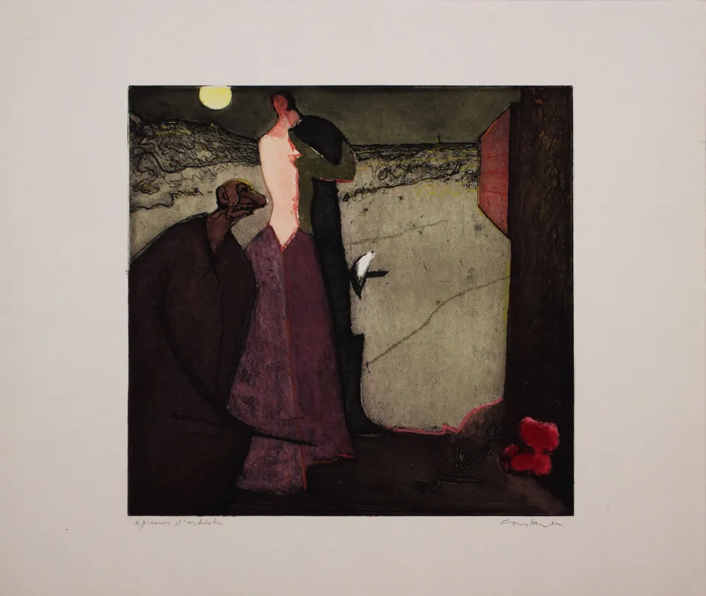 Água-Forte E Água-Tinta Nieuwenhuys - Cyrano declare son amour