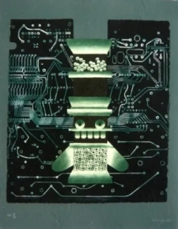 Gravura Nissen - Mariposa obsidiana 10