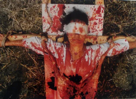 Fotografia Nitsch - 96 Aktion – Giardini San Martino, Napoli, C