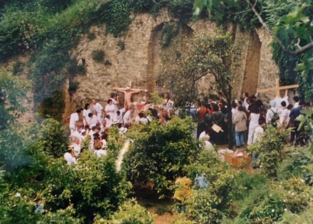 Fotografia Nitsch - Azione N. 96 – Giardini S. Martino A Napoli