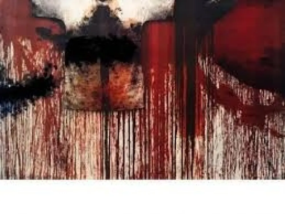 Sem Técnica Nitsch - Übermalte Bild