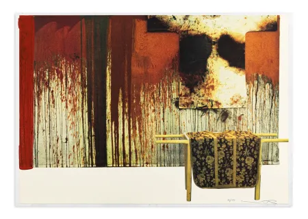 Múltiplo Nitsch - Übermalte Bild-Lithographien