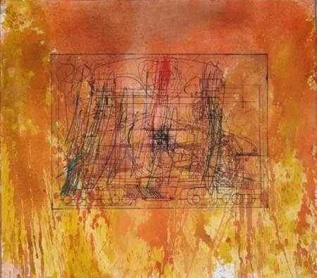 Litografia Nitsch - Untitled