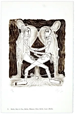 Litografia Nørgaard - E. Berlin, Bois-le-Duc, Münster, Paris, Berlin. Lene à Berlin