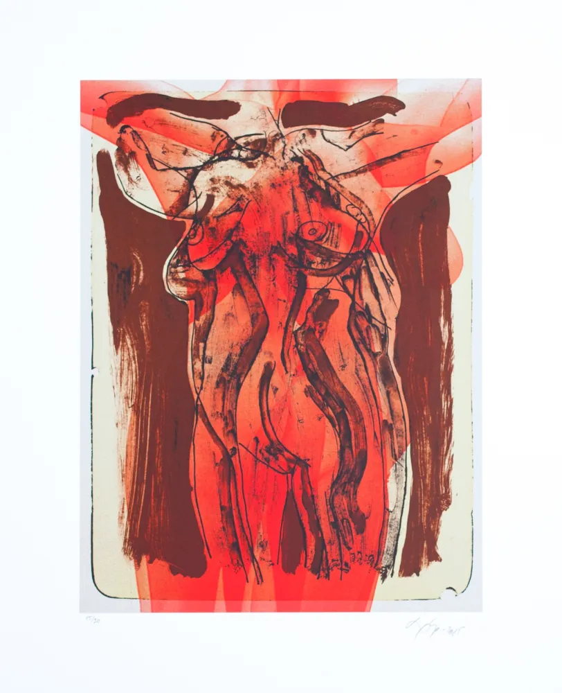 Litografia Nørgaard - La femme I