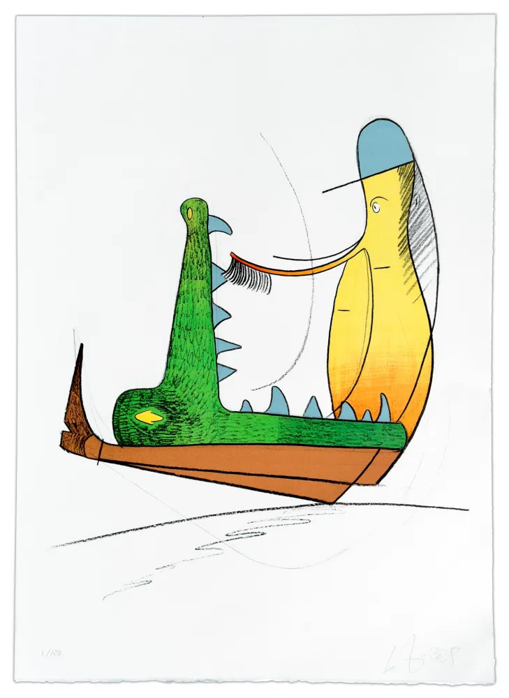 Litografia Nørgard - Andrée