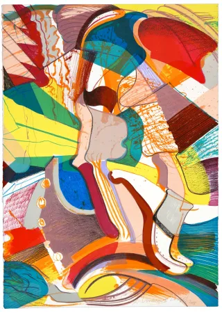 Litografia Nørgard - X-liontamer II