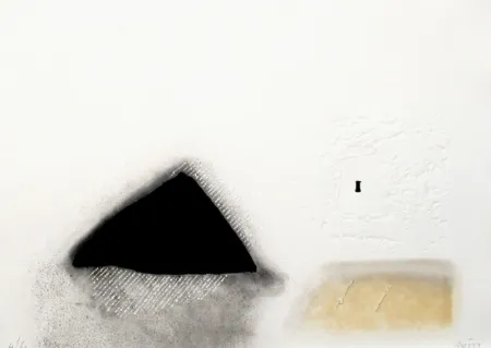 Gravura Nóvoa - TRIANGLE NOIR DEMI JÉSUS