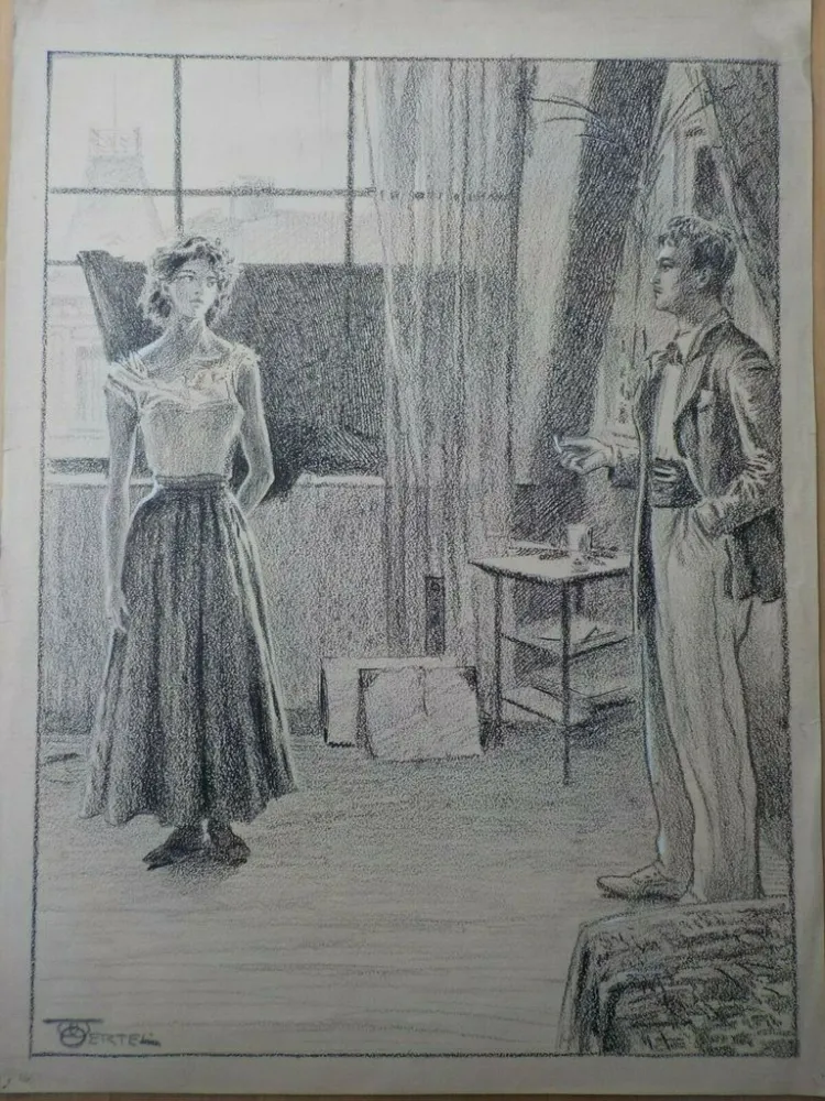 Sem Técnica Oertel - Maler und Modell / Artist and Model