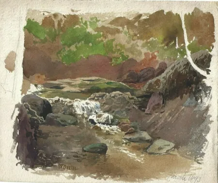 Sem Técnica Oertel - Untitled (landscape near Zurich)