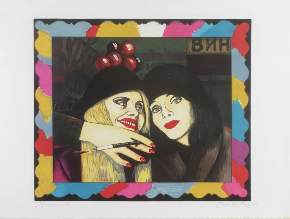 Litografia Okshteyn - Friends