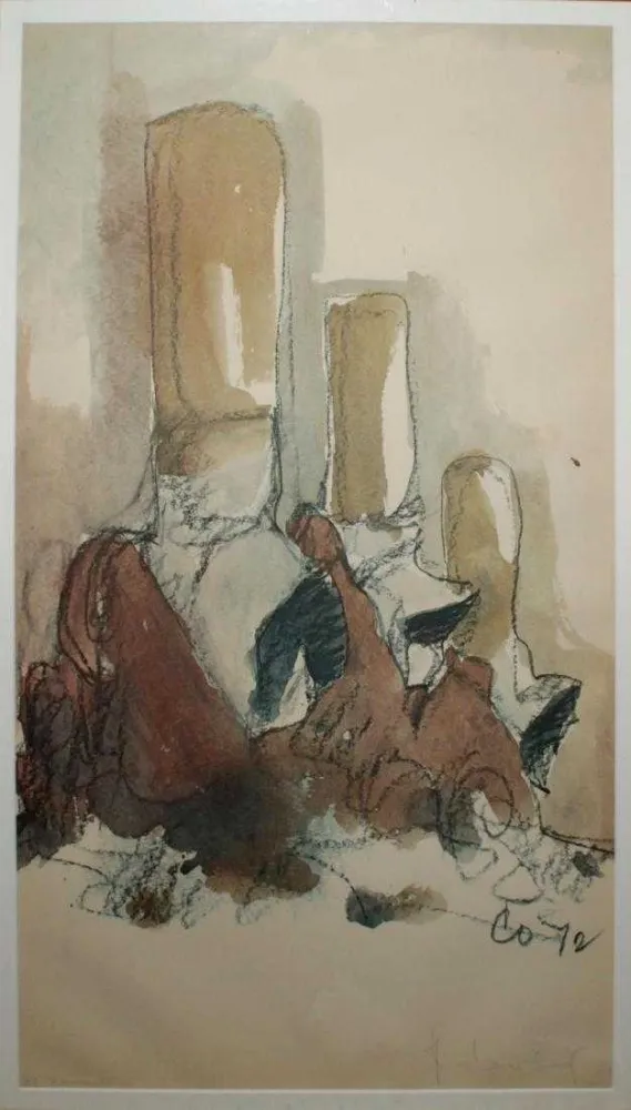 Litografia Oldenburg - Fagends Carved in Rock Fagend Canyon