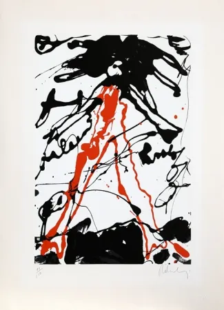 Serigrafia Oldenburg - Striding Figure