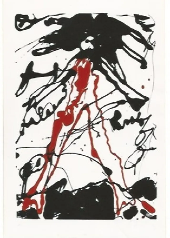 Serigrafia Oldenburg - Striding figure 