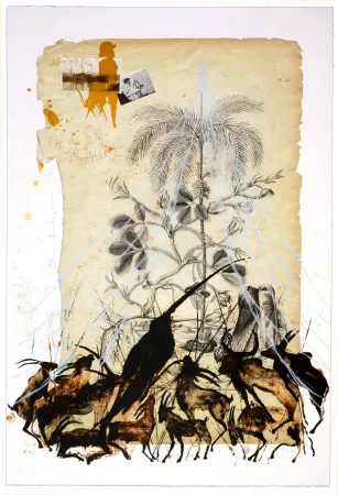 Litografia Olguin - Sans titre