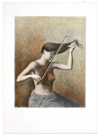 Litografia Olivier O - Romances Muettes (Le menuet des poux)