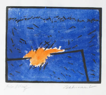 Xilogravura Olthoff - Lichtmoment (Light Moment)