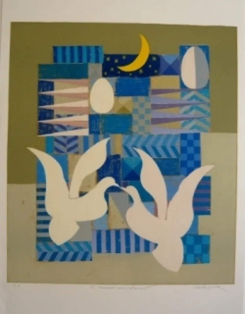 Litografia Oosterlynck - Sans titre