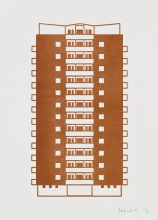 Xilogravura Opie - Apartment 3