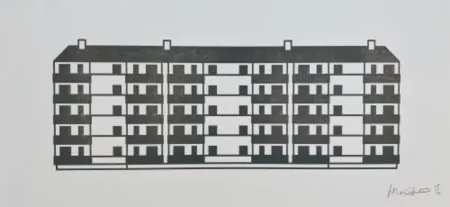 Xilogravura Opie - Apartment 6