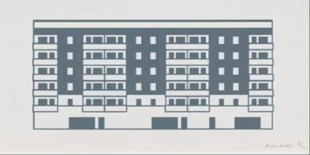 Xilogravura Opie - Apartment 7