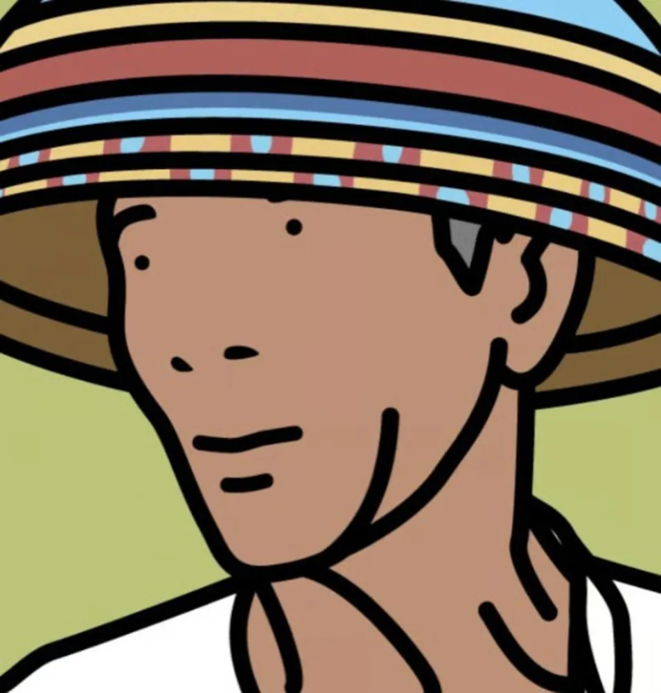 Múltiplo Opie - Komang, beach vendor
