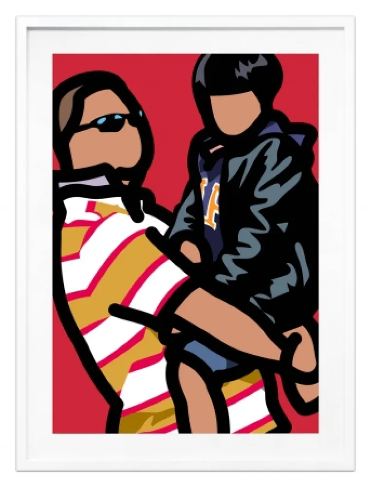 Serigrafia Opie - Tourist with child