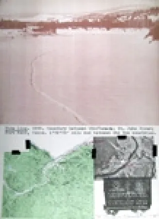 Litografia Oppenheim - Time Line Kent, Maine